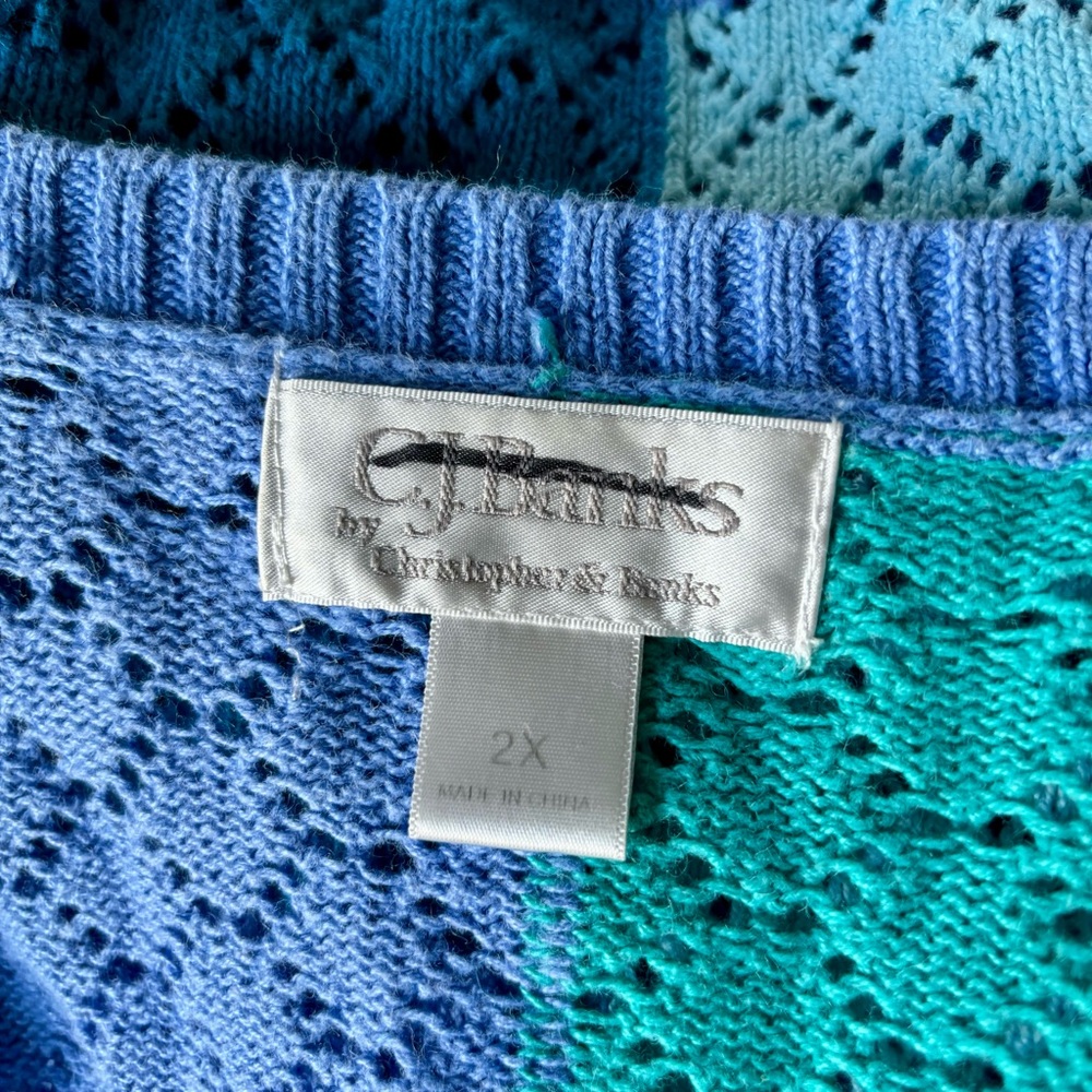 Colorblock knit sweater - Picture 5 of 5